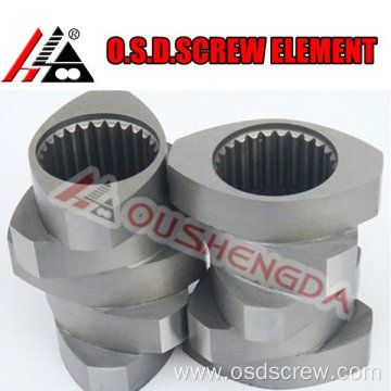 extruder screw tungsten segment for twin screw